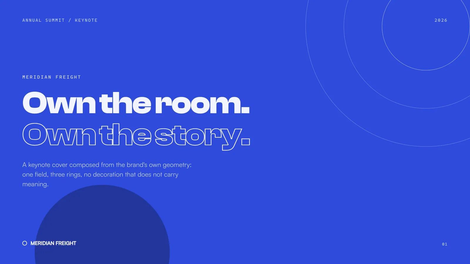 Free design slide sample